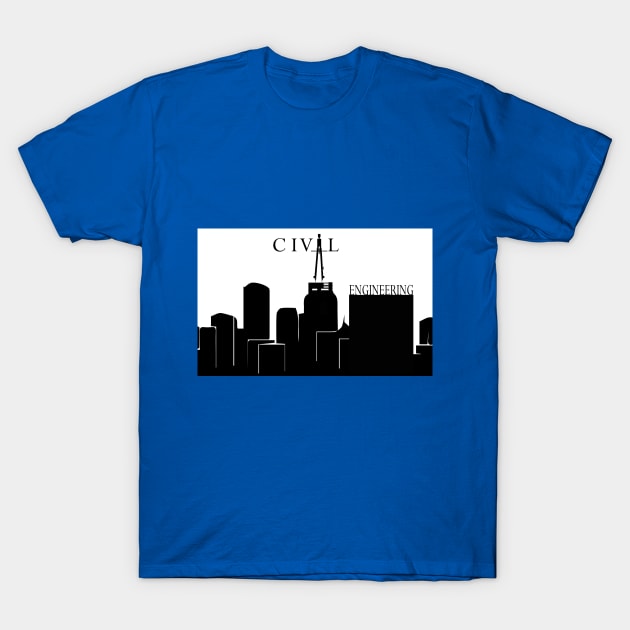 civil engineering drafter engineer T-Shirt by PrisDesign99